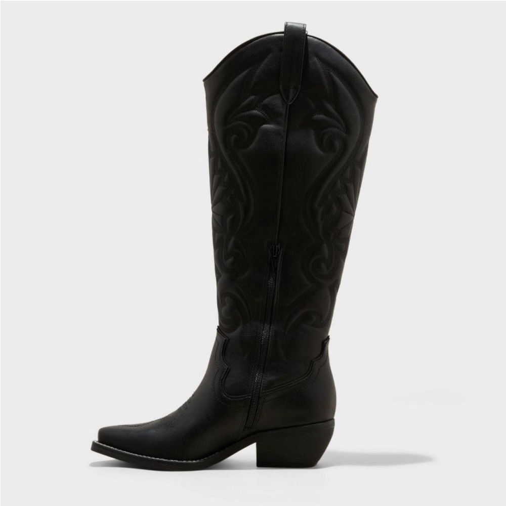 Women's Kenzi Western Boots with Memory Foam Insole Wild Fable Jet
Black new 🆕 - Picture 2 of 6